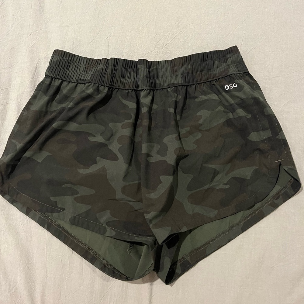 DSG Women's Green Camouflage Athletic Shorts
